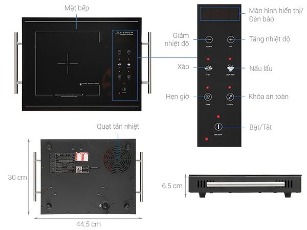 Bếp hồng ngoại đơn Junger MT-21