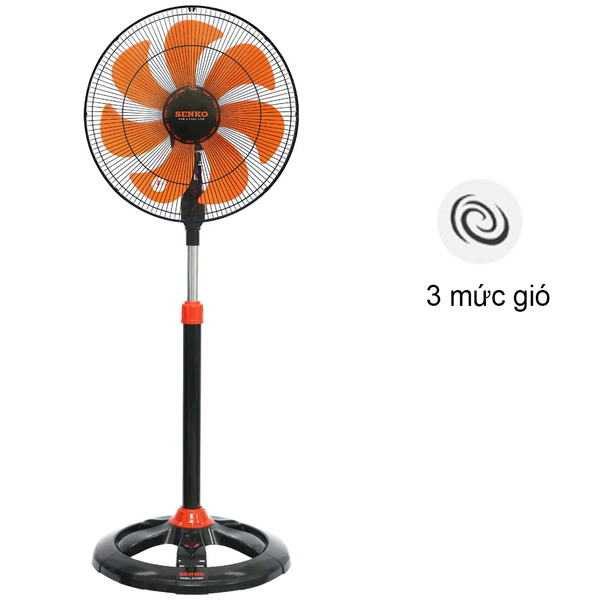 Quạt đứng Senko DTS1607 - Đen Cam