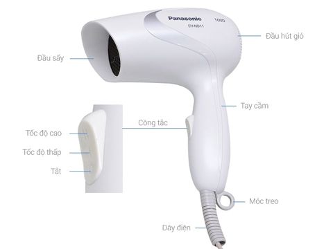 Máy sấy tóc 1000W Panasonic ND11-W645