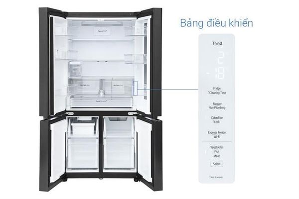 Tủ lạnh LG Inverter 576 lít Multi Door LFD58BLMAI