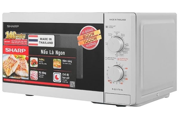 Lò vi sóng Sharp R-211TV-BK 21 lít