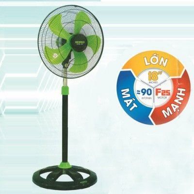 Quạt đứng Senko DCN1807 - Đen Két