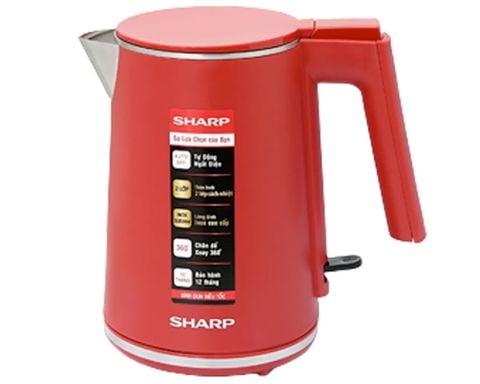 Ấm siêu tốc Sharp 1.0 lít EKJ10DVPS-RD