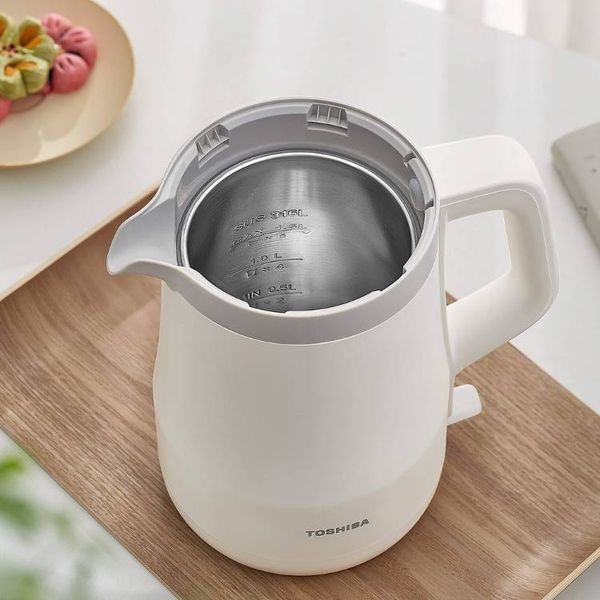 Ấm siêu tốc Toshiba 1.5 lít  KT-15DRTVN(W)