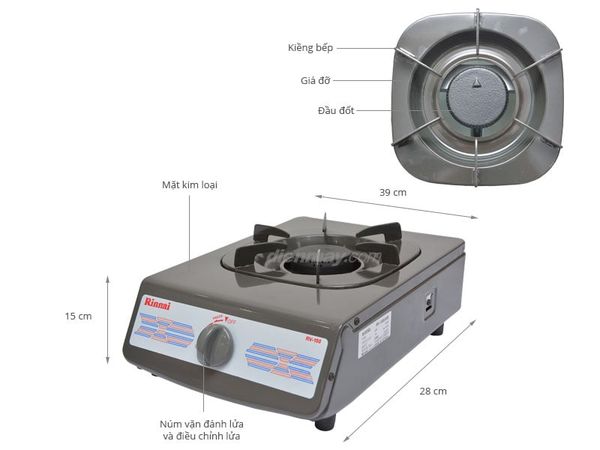 Bếp gas đơn Rinnai RV-150G