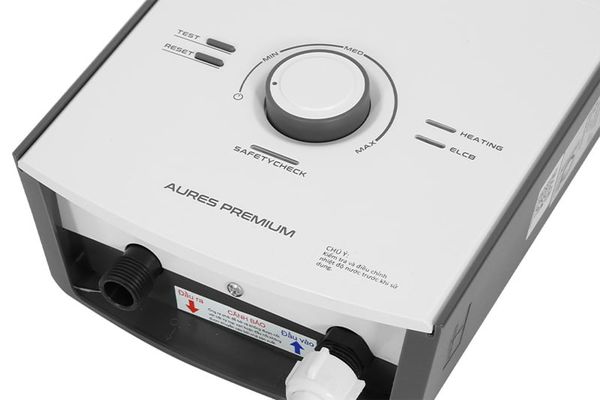 Máy nước nóng trực tiếp Ariston Aures Premium 4.5P Ivory