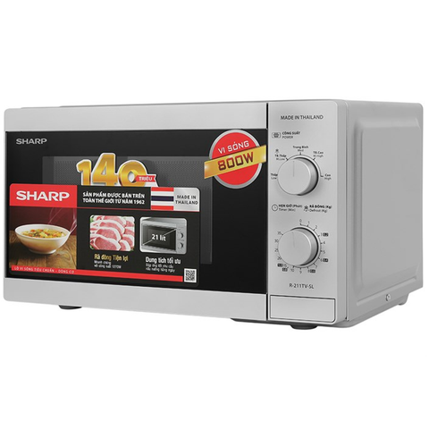 Lò vi sóng Sharp R-211TV-SL 21 lít