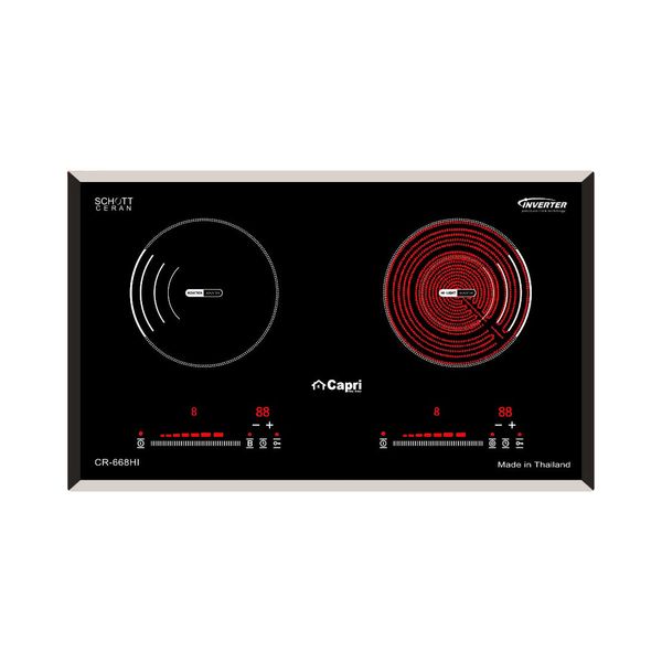 Bếp điện từ và hồng ngoại Capri CR-668HI