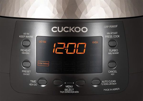 Nồi cơm Cuckoo CRP-R0600F (Đen bạc)