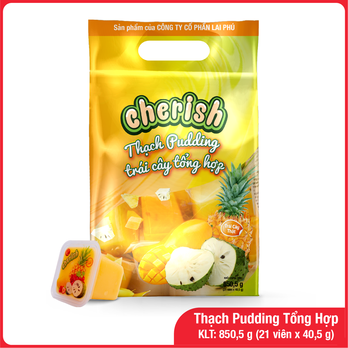 Cherish什锦布丁 850.5 gr