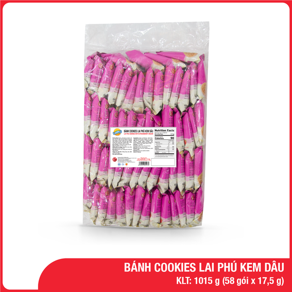 来富草莓奶油饼干 1015gr