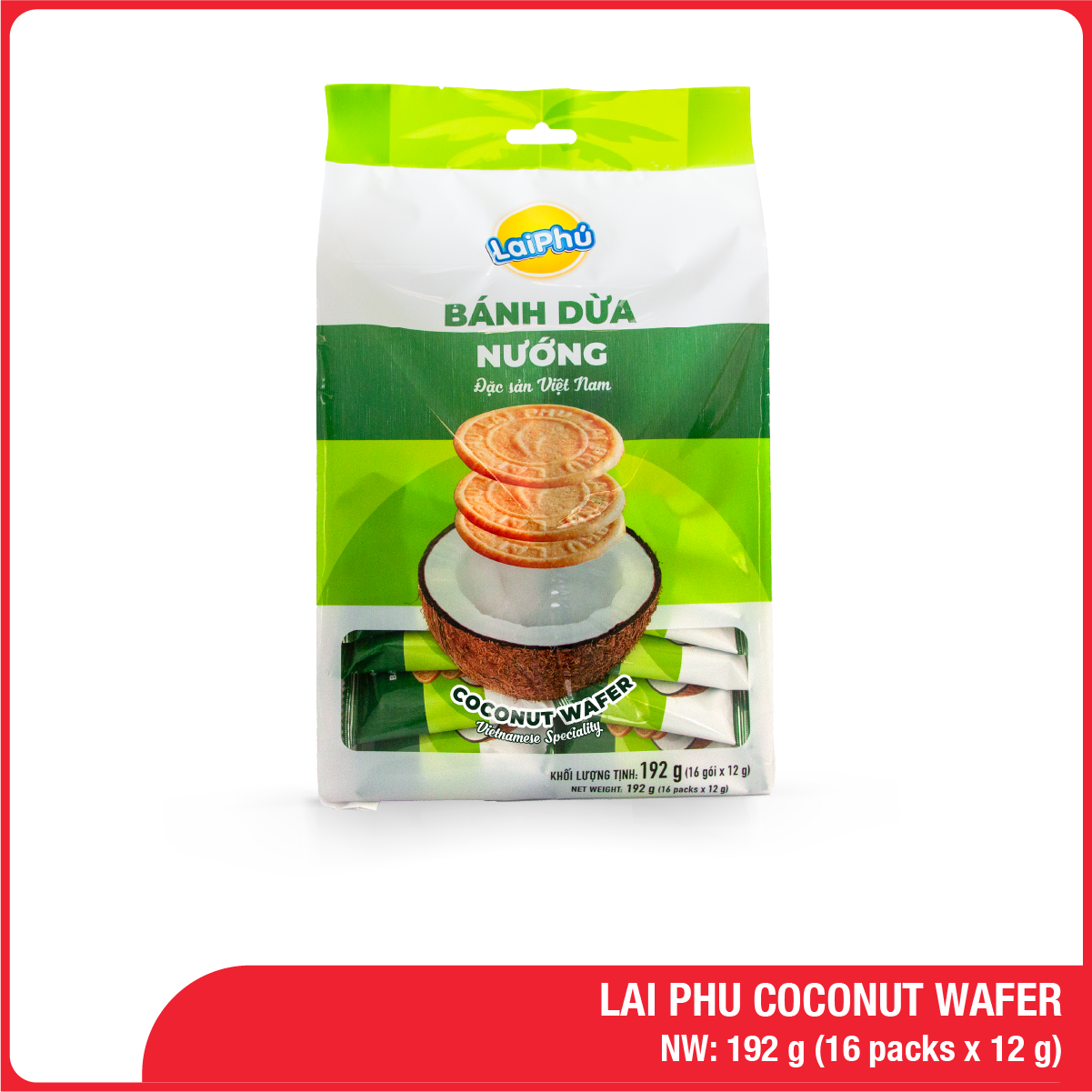 192G Lai Phu Coconut Wafer