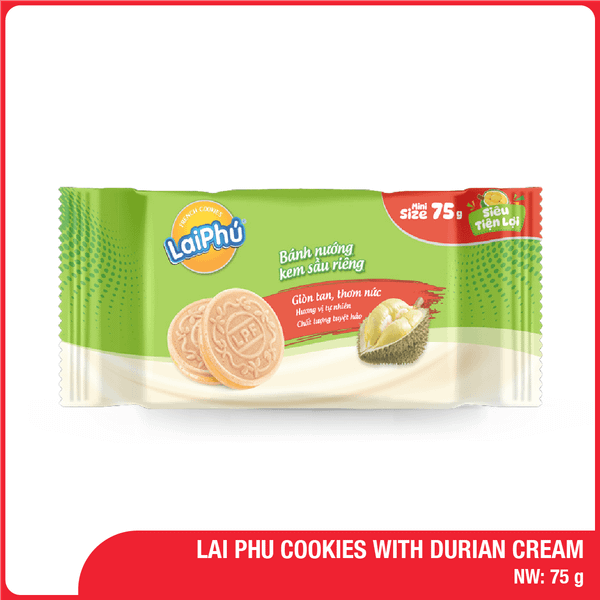 75G Lai Phu Durian Cookies