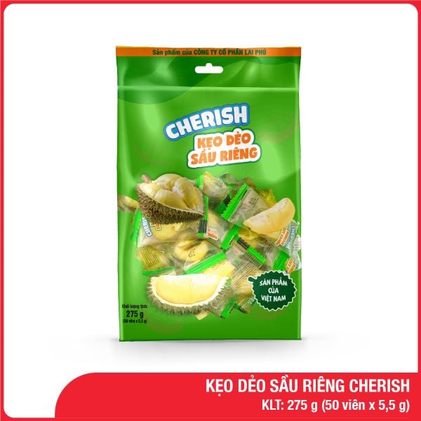 Kẹo Dẻo Sầu Riêng Cherish 275G