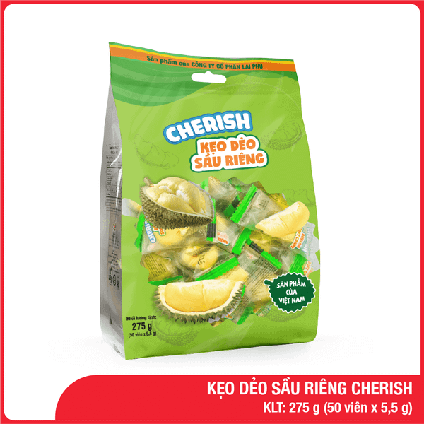 Kẹo Dẻo Sầu Riêng Cherish 275G