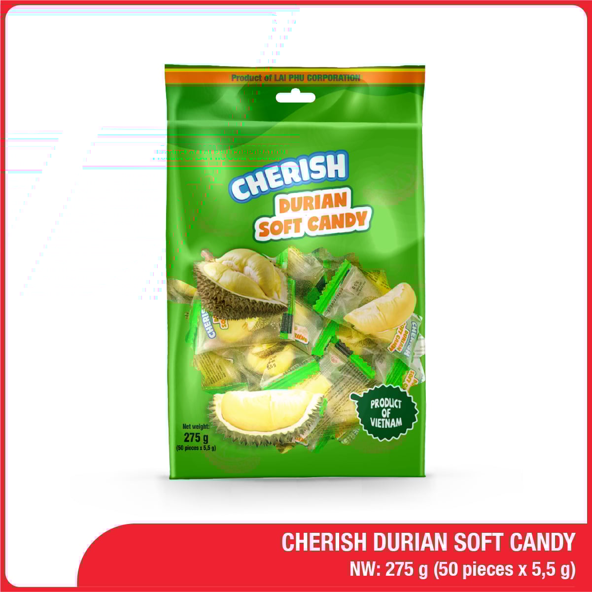 275G Durian Cherish Soft Candy