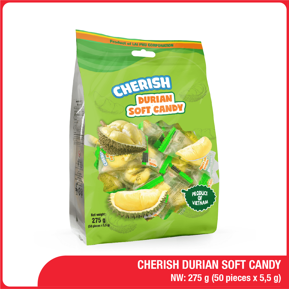 275G Durian Cherish Soft Candy