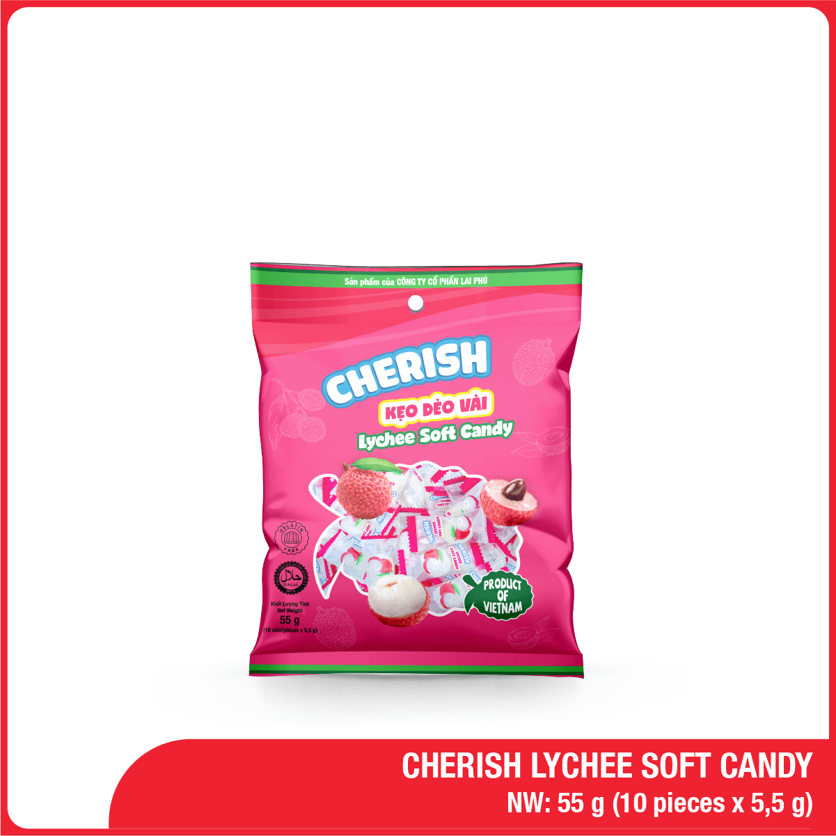 55G Lychee Cherish Soft Candy