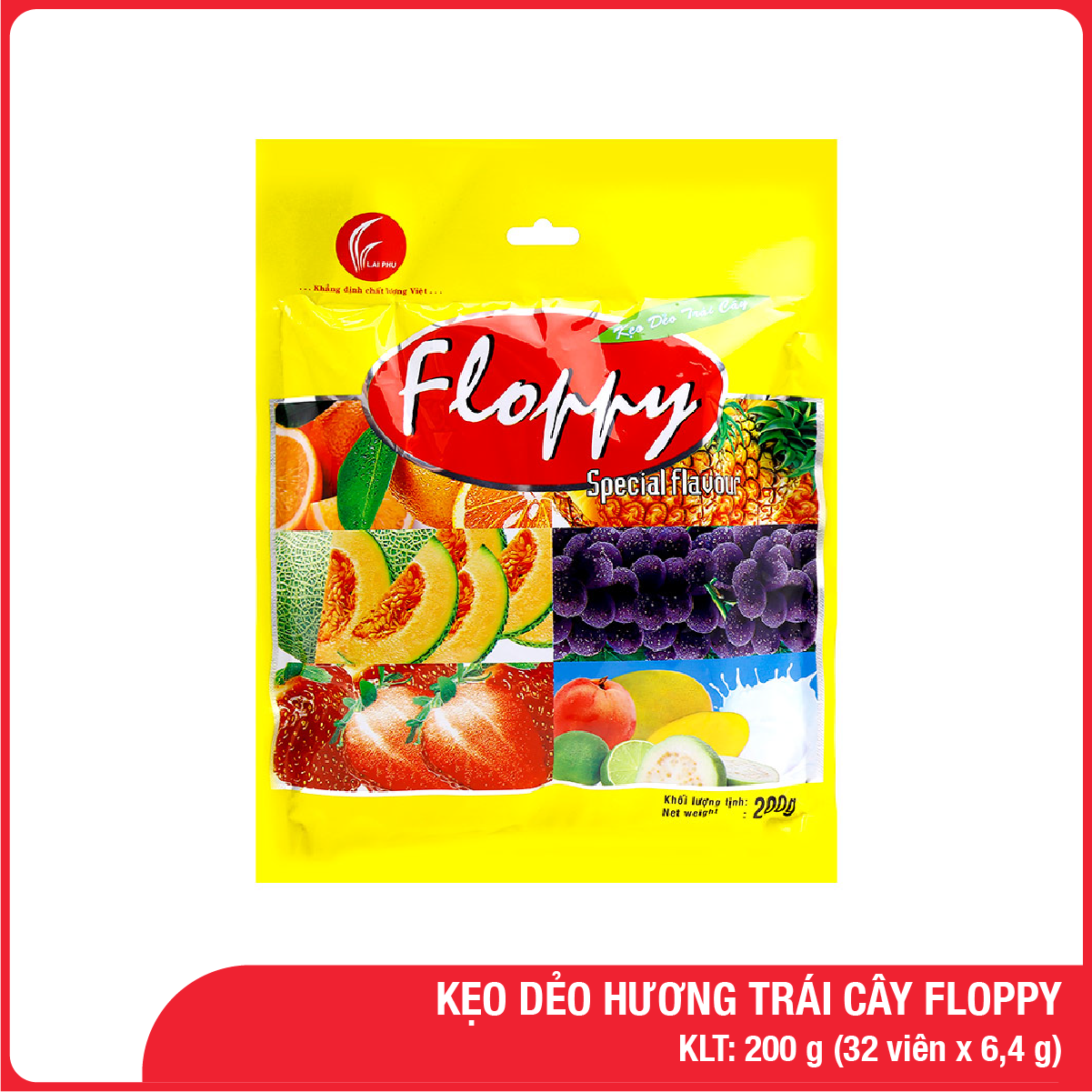 Floppy水果味软糖 200gr