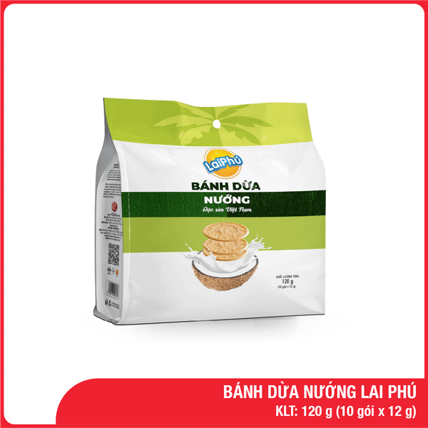 Bánh Dừa Nướng Lai Phú 120G