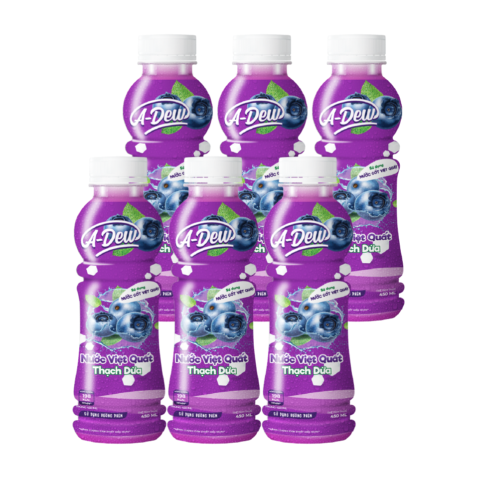 A-Dew 蓝莓椰子冻饮料  450ml