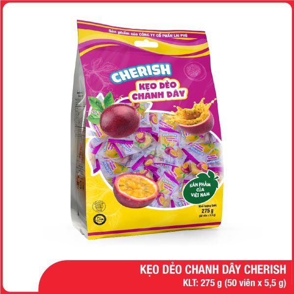 Kẹo Dẻo Chanh Dây Cherish 275G