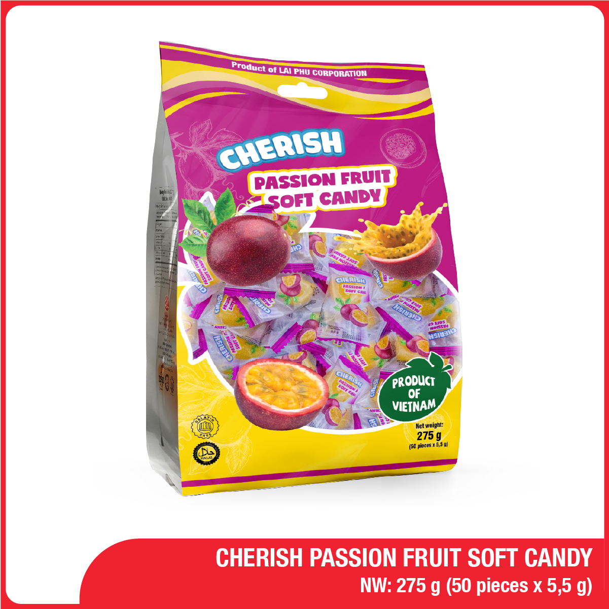 275G Passion Fruit Cherish Soft Candy