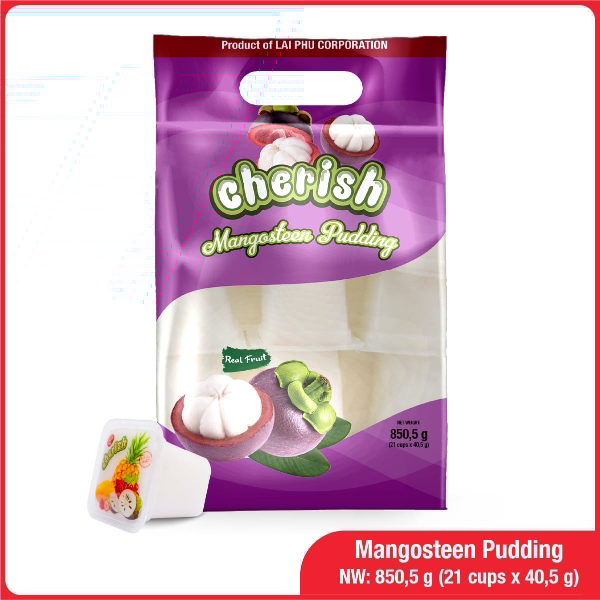 850,5G Mangosteen Cherish Pudding