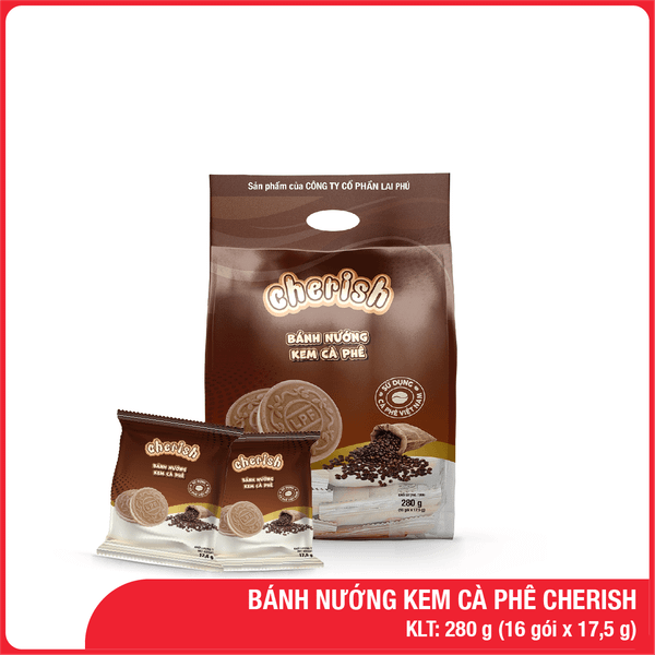 Bánh Nướng Kem Cà Phê Cherish 280G