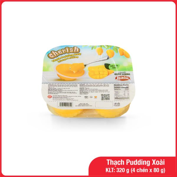 Cherish芒果布丁 khay 320gr
