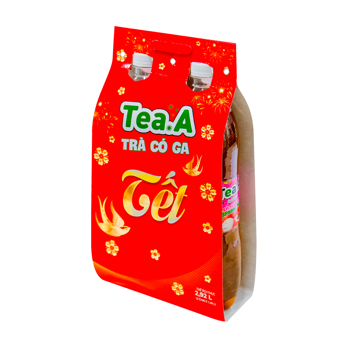 Trà Vải Có Ga Tea.A Sparkling Chai 1.46L – PHIÊN BẢN TẾT