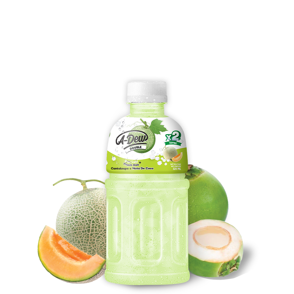 A-Dew  Double蜜瓜椰子冻饮料  320ml
