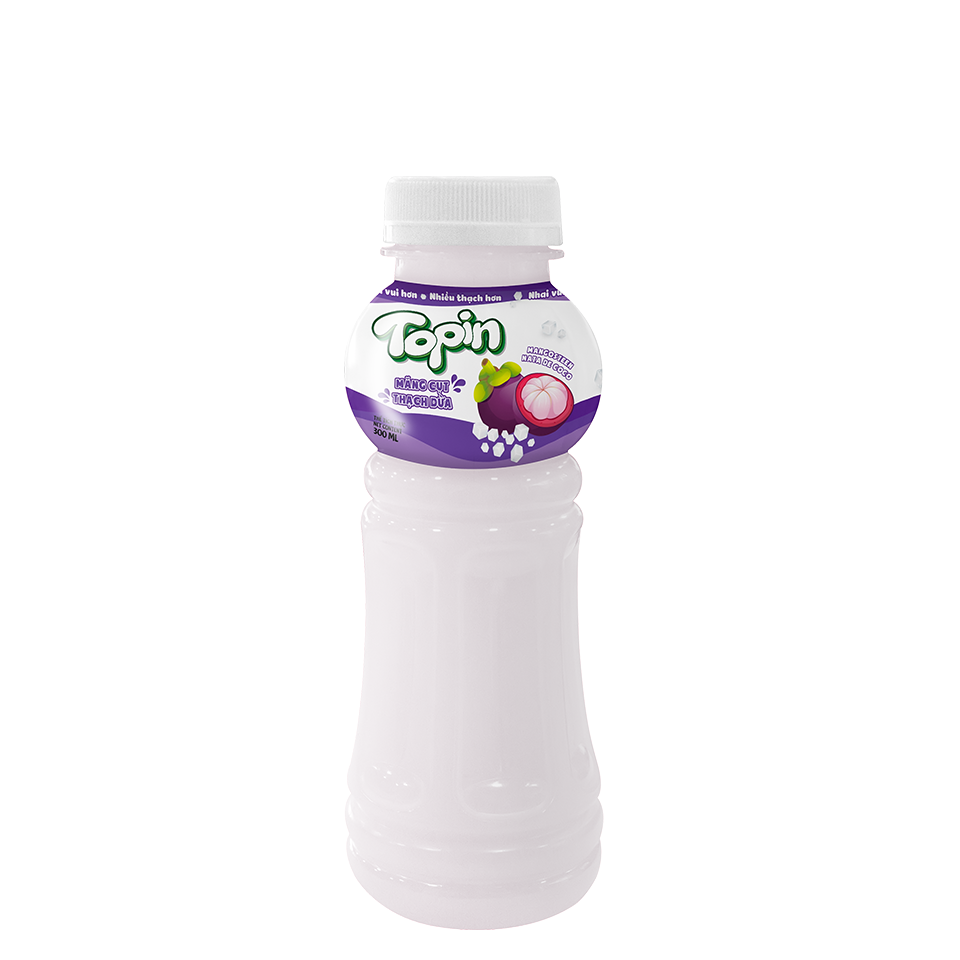 300ml Topin Mangosteen Juice Drink With Nata De Coco