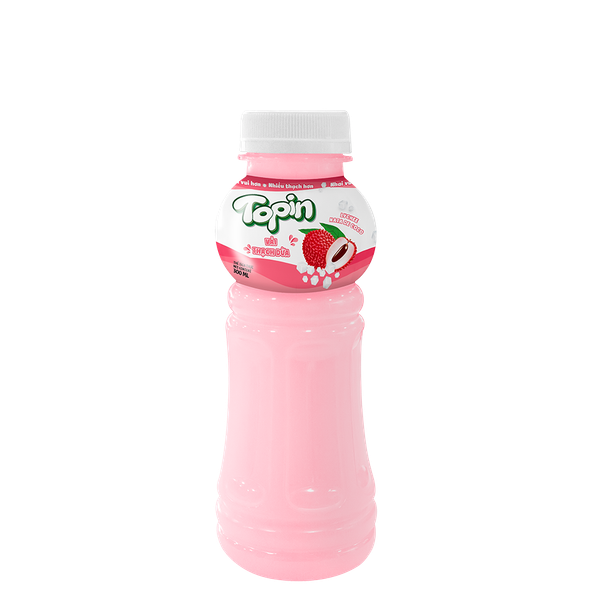 300ml Topin Lychee Juice Drink With Nata De Coco