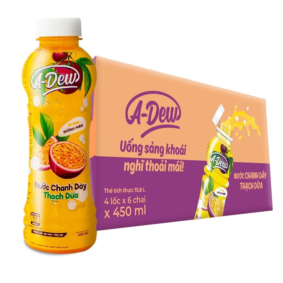 A-Dew 百香果椰子冻饮料 450ml
