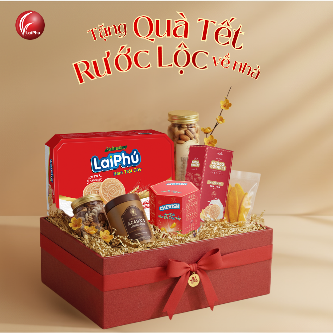 Bánh Cookies Lai Phú Kem Trái Cây Tổng Hợp 280G