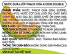 Nước Dưa Lưới Thạch Dừa A-Dew Double Chai 320ml