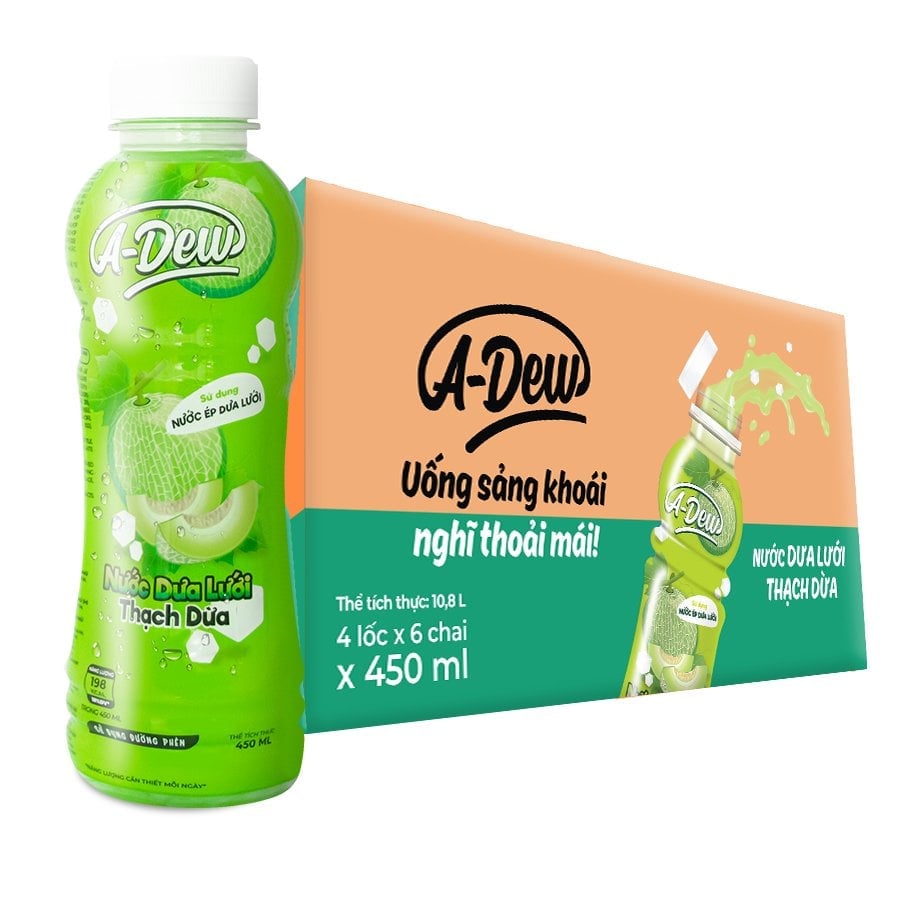 A-Dew 蜜瓜椰子冻饮料  450ml
