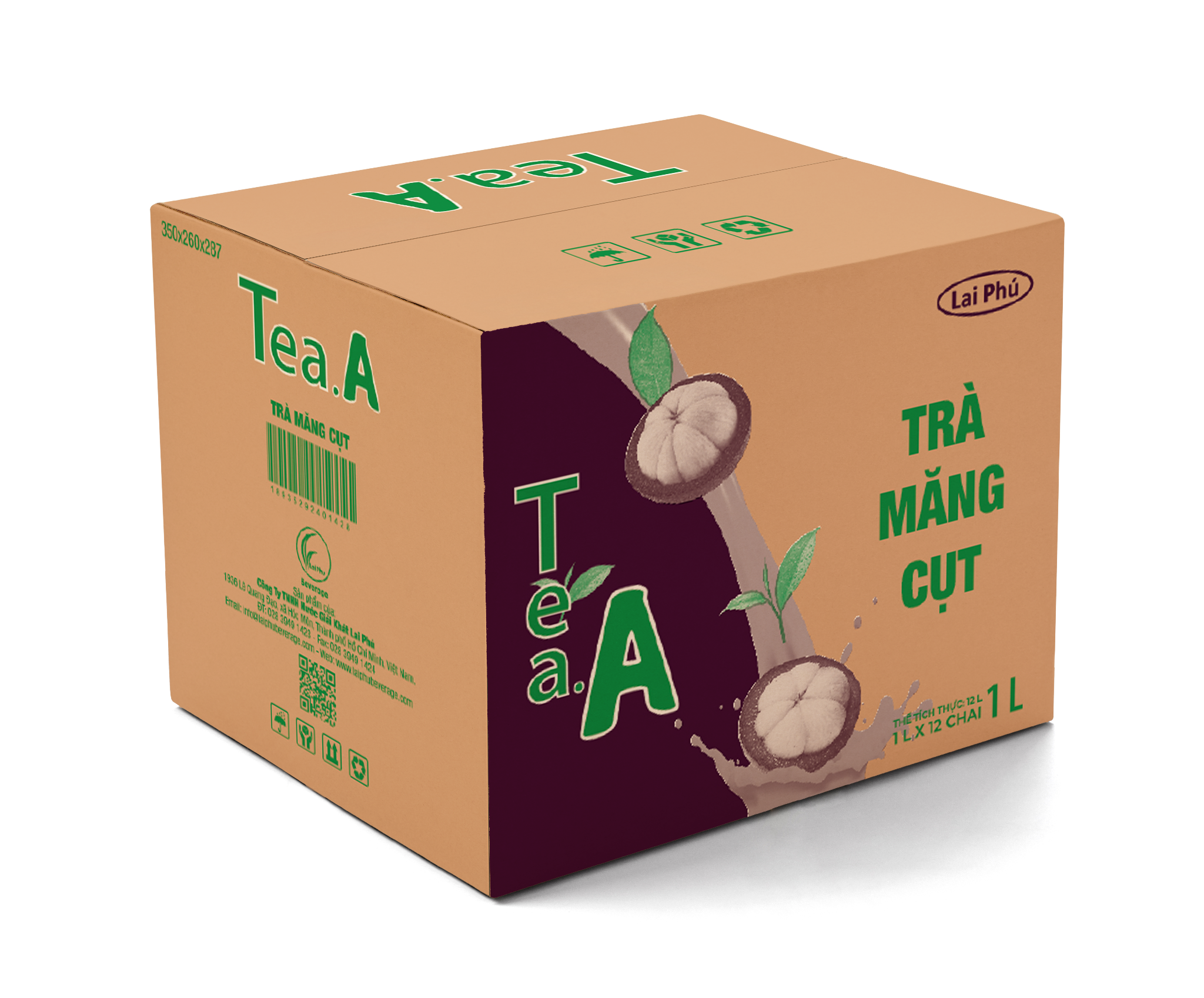 Trà Măng Cụt Tea.A Chai 1 Lít