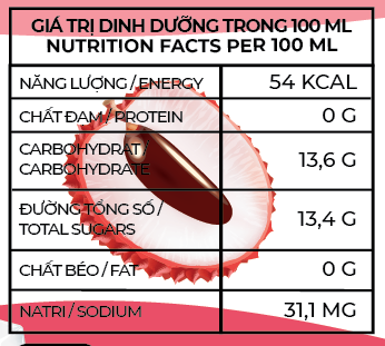 Nước Trái Cây Có Thạch Vị Vải Topin Chai 300ml