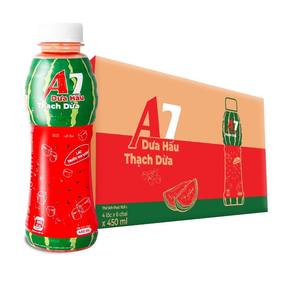 A7 西瓜椰子冻饮料 450ml