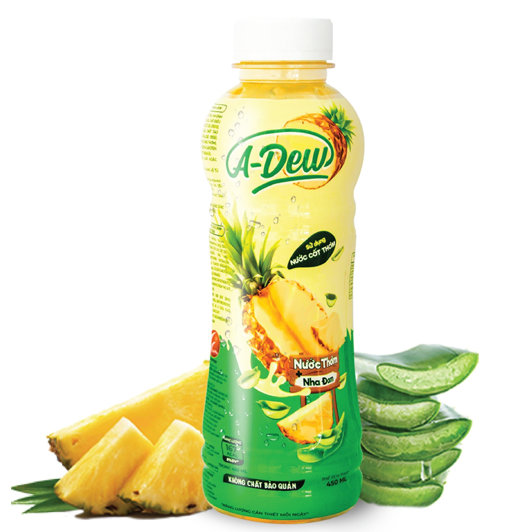 A-Dew 菠萝芦荟汁 450ml