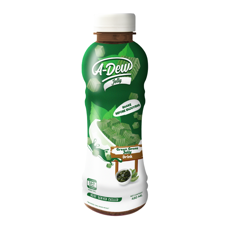 450ml A-Dew Green Grass Jelly Drink