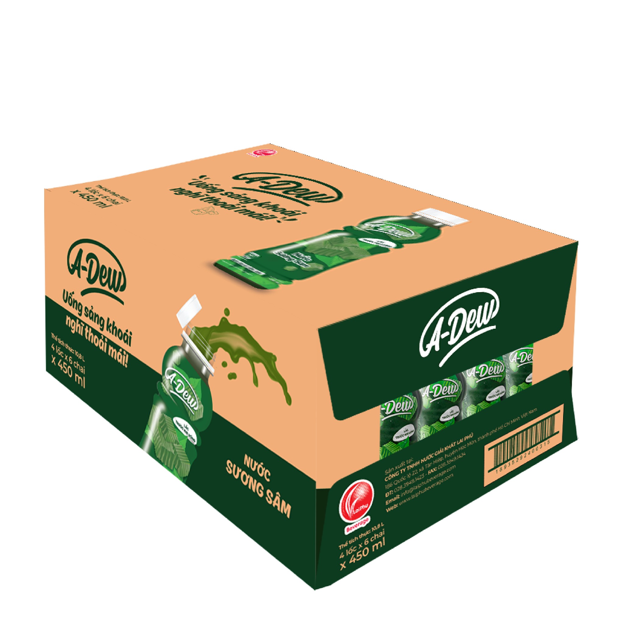 Nước Sương Sâm Sệt A-Dew Chai 450ml