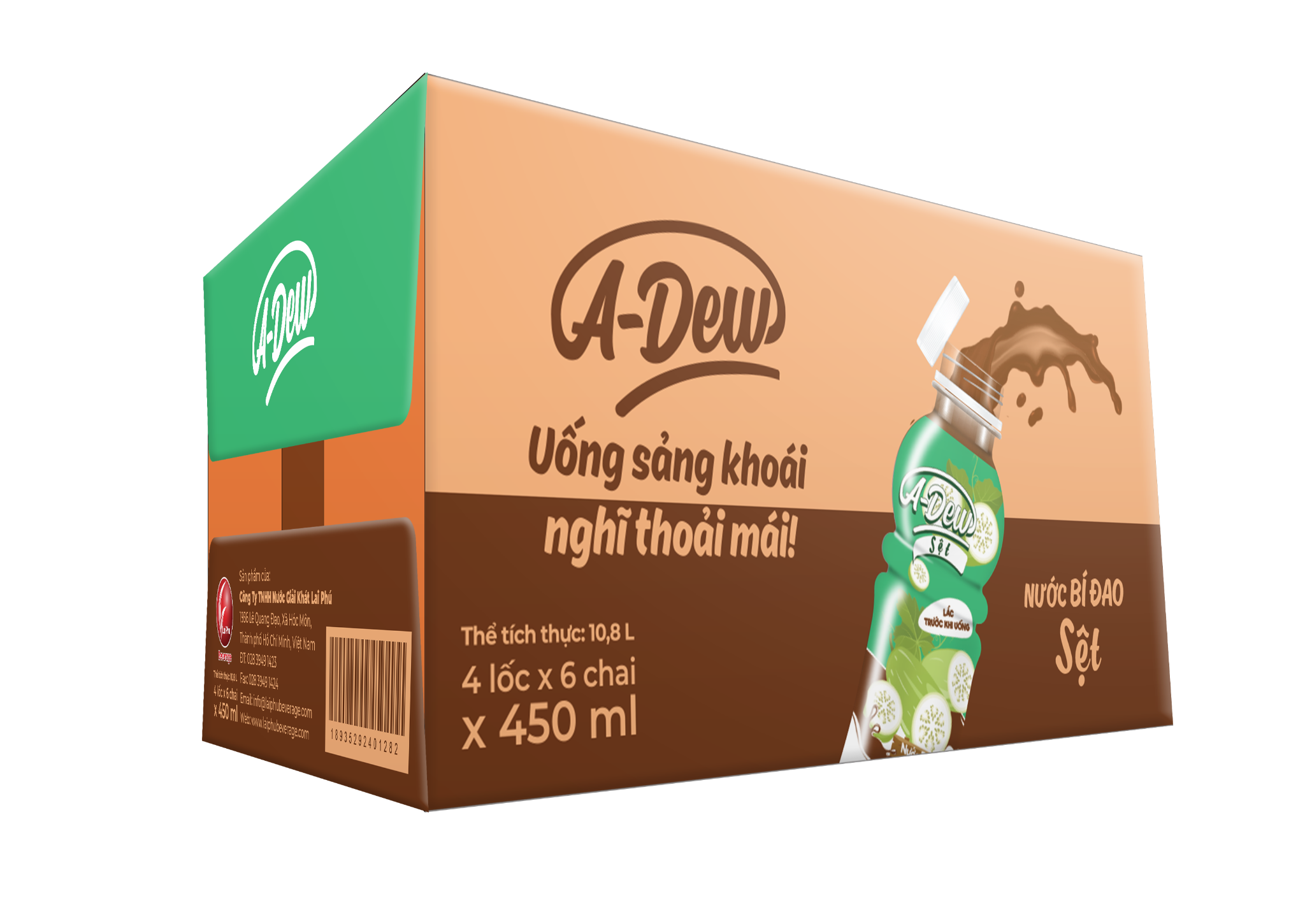 Nước Bí Đao Sệt A-Dew Chai 450ml