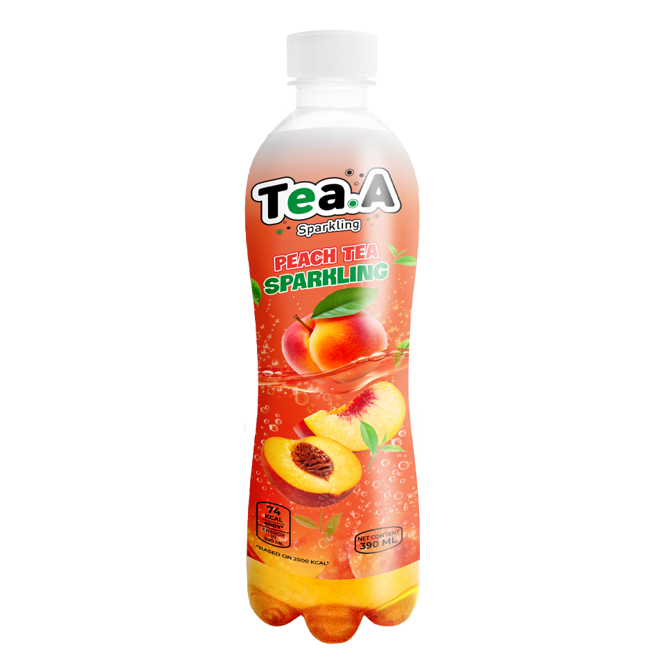 390ml Tea.A Sparkling Peach Tea