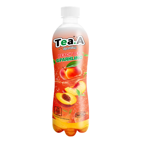 390ml Tea.A Sparkling Peach Tea