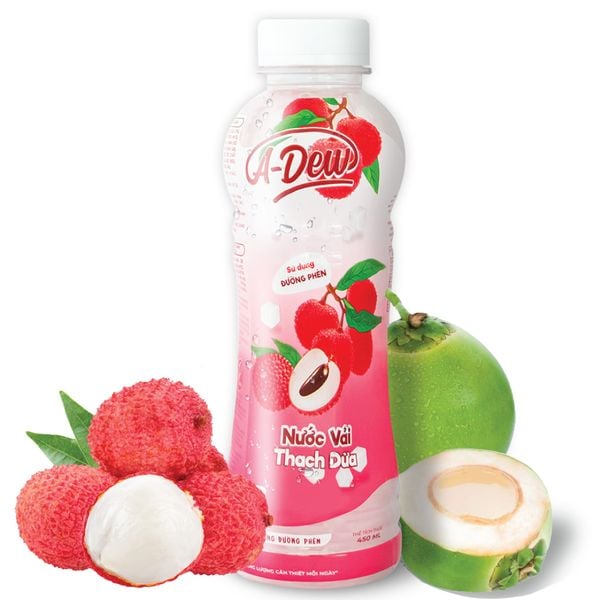 A-Dew 荔枝椰子冻饮料  450ml