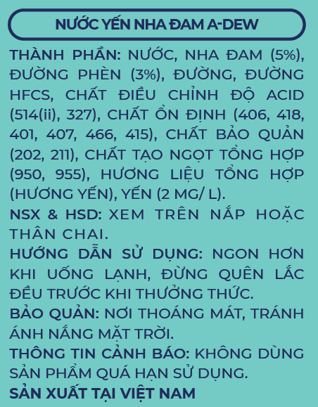 Nước Yến Nha Đam A-Dew 450ml