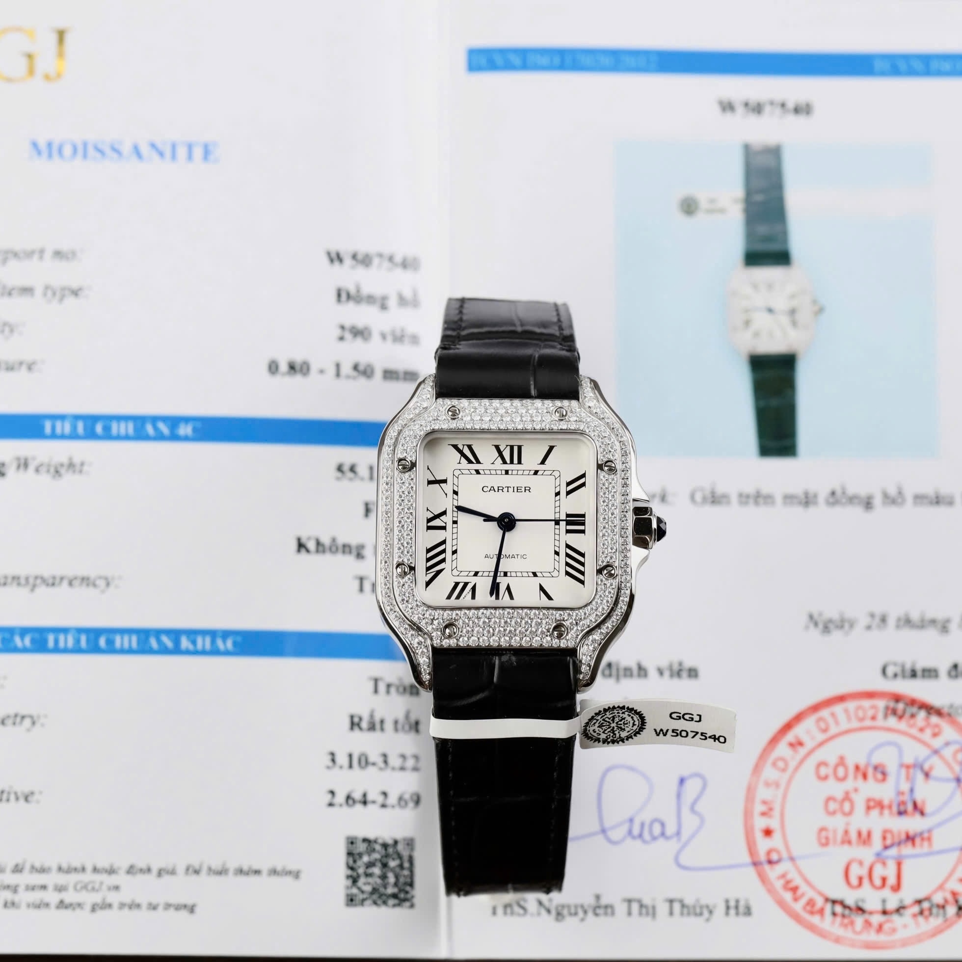 CARTIER SANTOS DE 35 MM - Đồng Hồ Cartier - Nữ - DHTT600